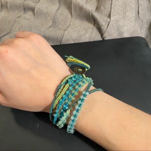 Chan Luu Aqua Wrap Bracelet/Necklace